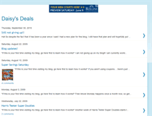 Tablet Screenshot of daisysdeals.blogspot.com