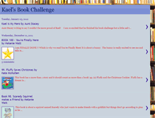 Tablet Screenshot of kaelsbookchallenge.blogspot.com