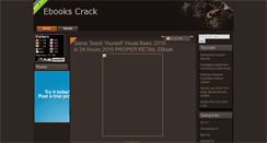 Desktop Screenshot of ebookscrack.blogspot.com