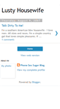 Mobile Screenshot of lustyhousewife.blogspot.com