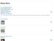 Tablet Screenshot of dianaricci.blogspot.com