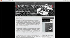 Desktop Screenshot of fanculopensiero.blogspot.com