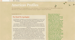 Desktop Screenshot of americanprofiles.blogspot.com