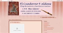 Desktop Screenshot of elcuaderno4aldeas.blogspot.com