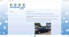 Desktop Screenshot of earthycarsblog.blogspot.com