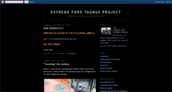 Desktop Screenshot of extremefordtaunusproject.blogspot.com