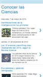 Mobile Screenshot of conocerlasciencias.blogspot.com