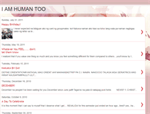 Tablet Screenshot of iamhumantoo-itsme.blogspot.com