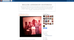 Desktop Screenshot of miller-aanderson.blogspot.com