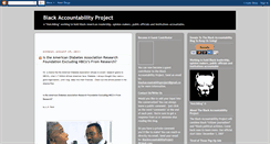 Desktop Screenshot of blackaccountability.blogspot.com