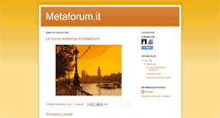 Desktop Screenshot of metaforum-it.blogspot.com