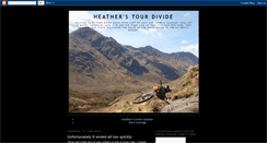 Desktop Screenshot of heathertourdivide.blogspot.com