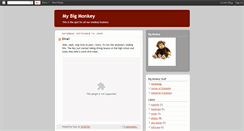 Desktop Screenshot of bigmonkeyblog.blogspot.com