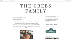 Desktop Screenshot of crebsfamily.blogspot.com