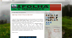 Desktop Screenshot of afolhademaiauata.blogspot.com