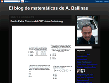 Tablet Screenshot of elblogdematamticas.blogspot.com