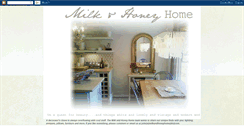 Desktop Screenshot of milkandhoneyhomestore.blogspot.com