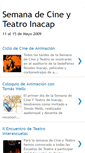 Mobile Screenshot of cineyteatroinacap.blogspot.com