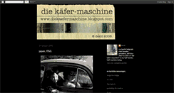 Desktop Screenshot of diekaefermaschine.blogspot.com