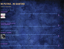 Tablet Screenshot of niputasnisantas.blogspot.com