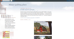 Desktop Screenshot of mistysquiltingplace.blogspot.com