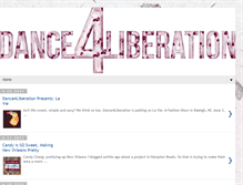 Tablet Screenshot of dance4liberation.blogspot.com