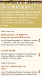 Mobile Screenshot of de-la-litterature0.blogspot.com