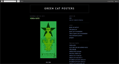 Desktop Screenshot of greencatposters.blogspot.com