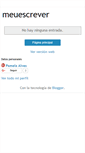 Mobile Screenshot of meuescrever.blogspot.com