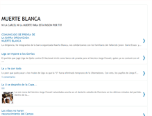 Tablet Screenshot of muerte-blanca.blogspot.com