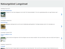 Tablet Screenshot of natuurgebiedlangstraat.blogspot.com