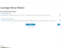 Tablet Screenshot of lowongankerja-bamsyul.blogspot.com