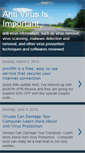 Mobile Screenshot of anti-virus-is-important.blogspot.com