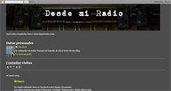 Desktop Screenshot of desde-mi-radio.blogspot.com