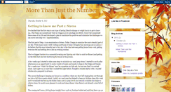 Desktop Screenshot of morethanjustthenumbers.blogspot.com