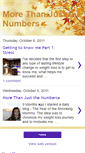 Mobile Screenshot of morethanjustthenumbers.blogspot.com