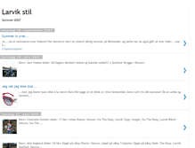 Tablet Screenshot of larvikstil.blogspot.com