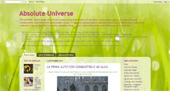 Desktop Screenshot of absoluteuniverse.blogspot.com