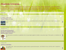 Tablet Screenshot of absoluteuniverse.blogspot.com
