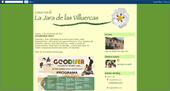 Desktop Screenshot of lajaradelasvilluercas.blogspot.com