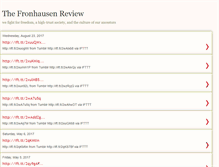 Tablet Screenshot of fronhausenreview.blogspot.com
