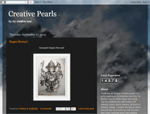 Tablet Screenshot of creativepearls.blogspot.com