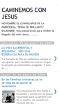 Mobile Screenshot of caminemosconjesus.blogspot.com