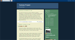 Desktop Screenshot of humveeproject.blogspot.com