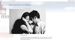 Desktop Screenshot of kateandnickwedding.blogspot.com