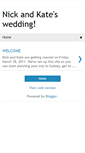 Mobile Screenshot of kateandnickwedding.blogspot.com