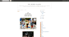 Desktop Screenshot of nobirdgang.blogspot.com