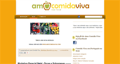 Desktop Screenshot of amocomidaviva.blogspot.com