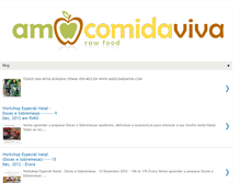 Tablet Screenshot of amocomidaviva.blogspot.com