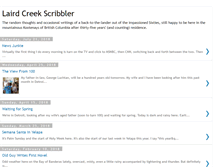 Tablet Screenshot of lairdcreekscribbler.blogspot.com